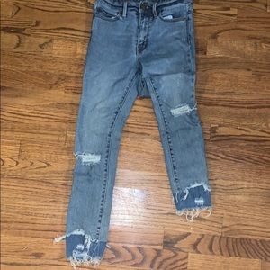 BDG Distressed Twig High Rise Jean